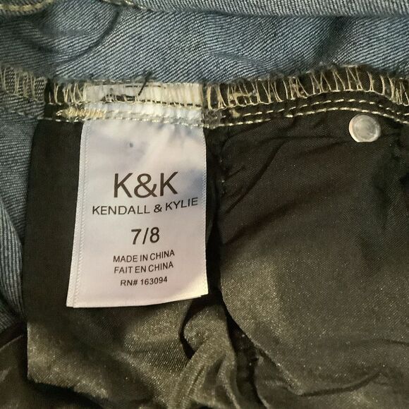 K & K Kendall & Kylie jeans 7/8 Flare lightweight stretch blue - Picture 8 of 11